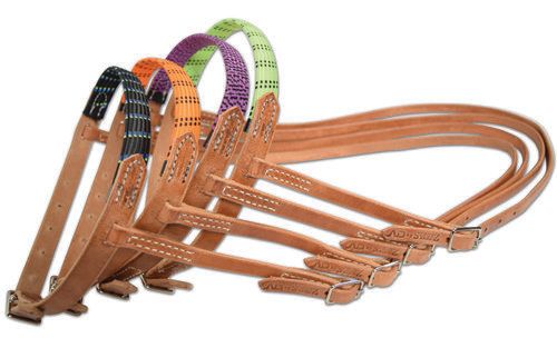 Schutz AD Ultimate Caveson - Horse Size Adjustable, Color: Lime Green