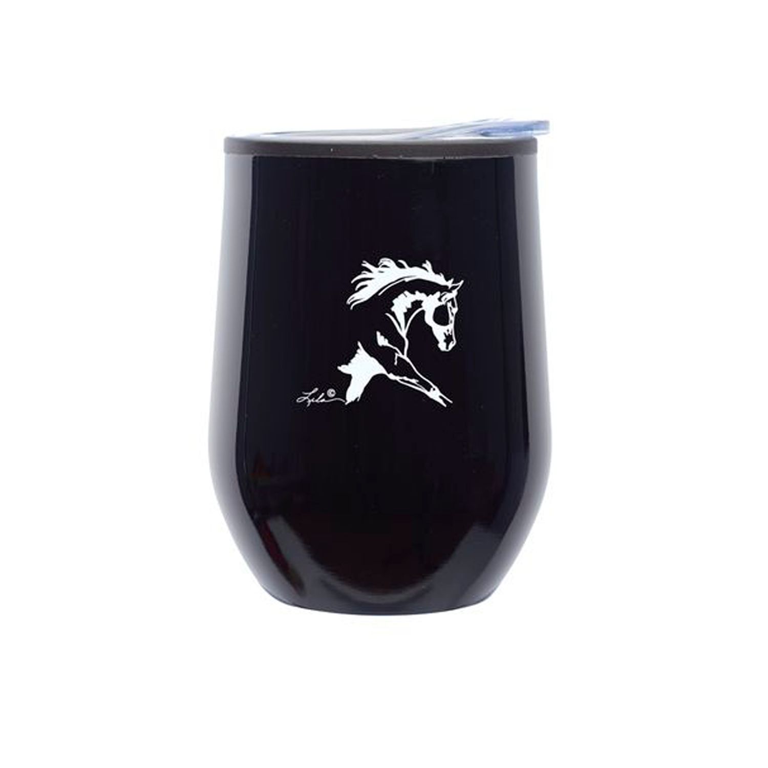 Stemless Wine Tumbler, Color: Black