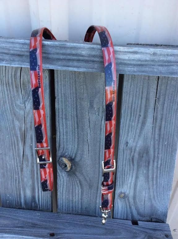 Biothane Tie Down, Color: Flags