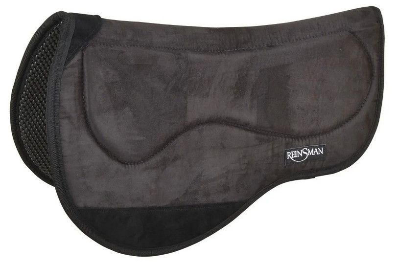 Reinsman Nesting Pad - Trail Contour 30"x34" Tacky Too , Color: Black Microsuede