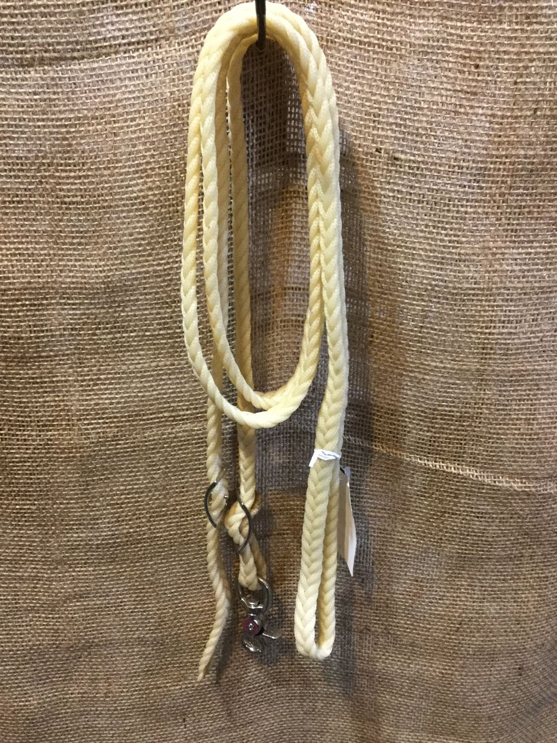 Circle L Waxed Braided Single Rein, Size: 5/8"x7'