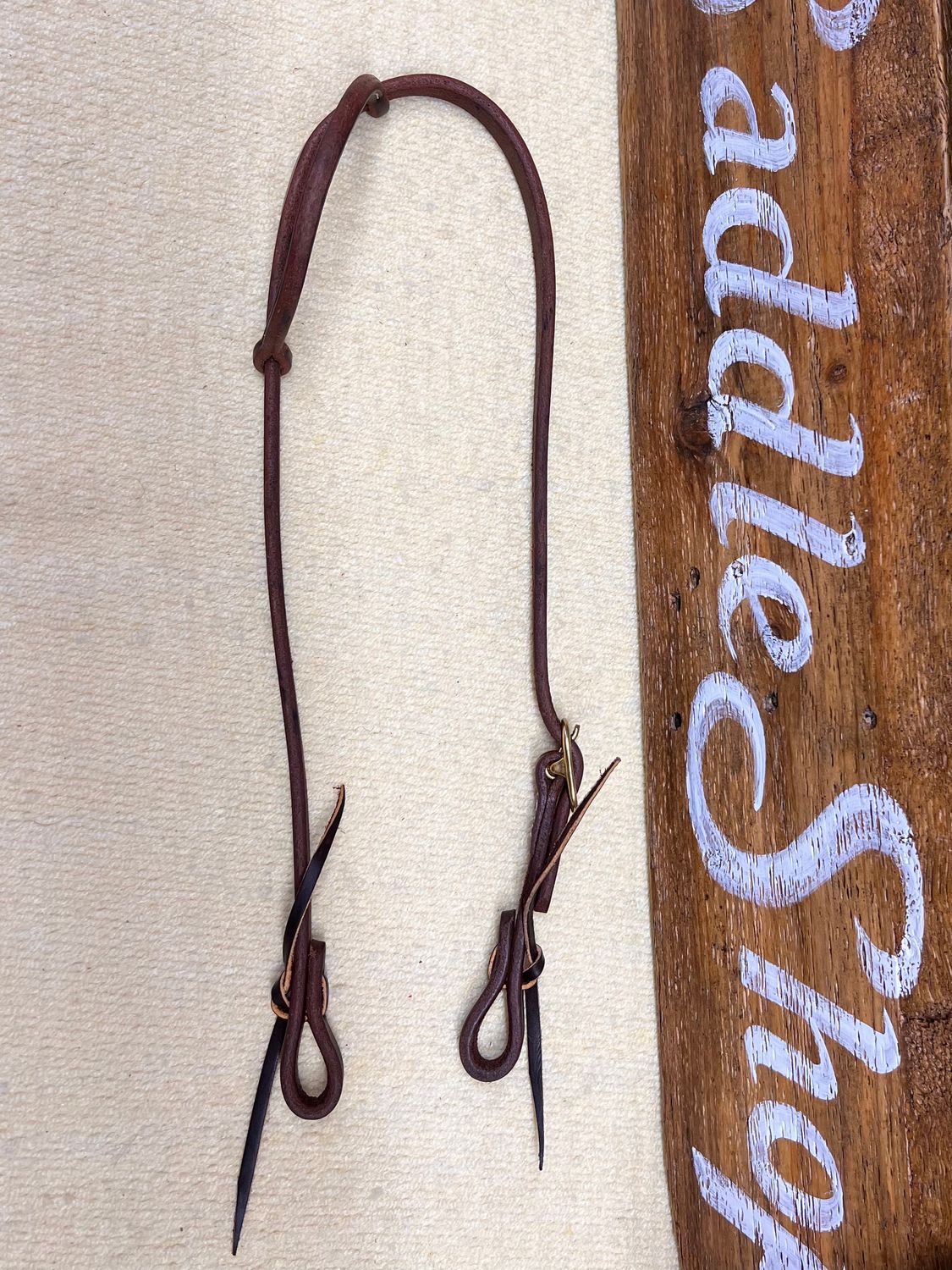 Circle L One Ear Headstall Dark Oil