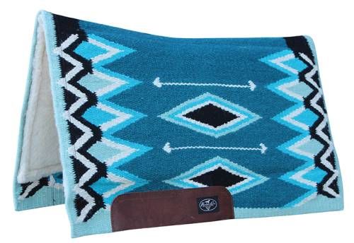 Professional's Choice Saddle Pad - Jalepeno 30" x 34", Color: Deep Sea- 30 x 34