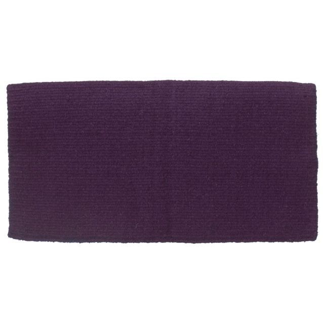 Heavyweight Wool Blend Saddle Blanket, Color: Purple