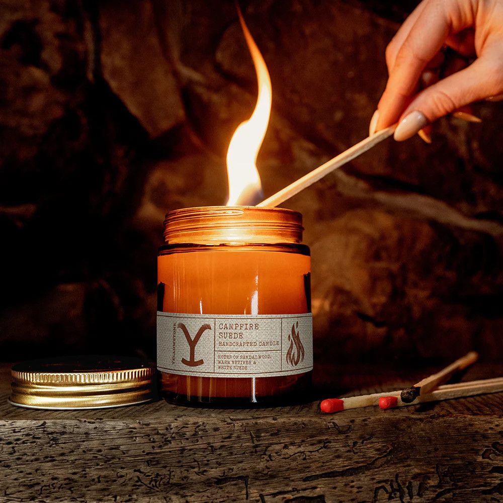 Yellowstone Candles - 8oz Yellowstone Candles - 8oz, Flavor: Campfire Suede