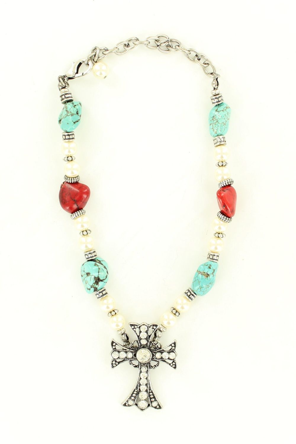 Boot Bracelet - Cross and Stones Boot Bracelet - Cross and Stones