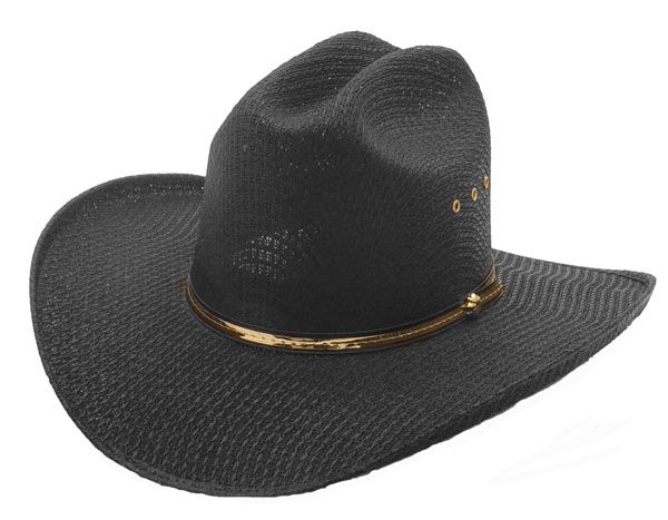 WEX Black Stallion Straw Hat, Size: Kids