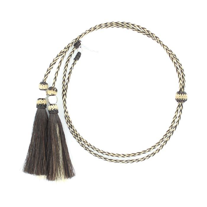 Stampede Strings - Natural Horsehair with Ball Accents, Color: Natural