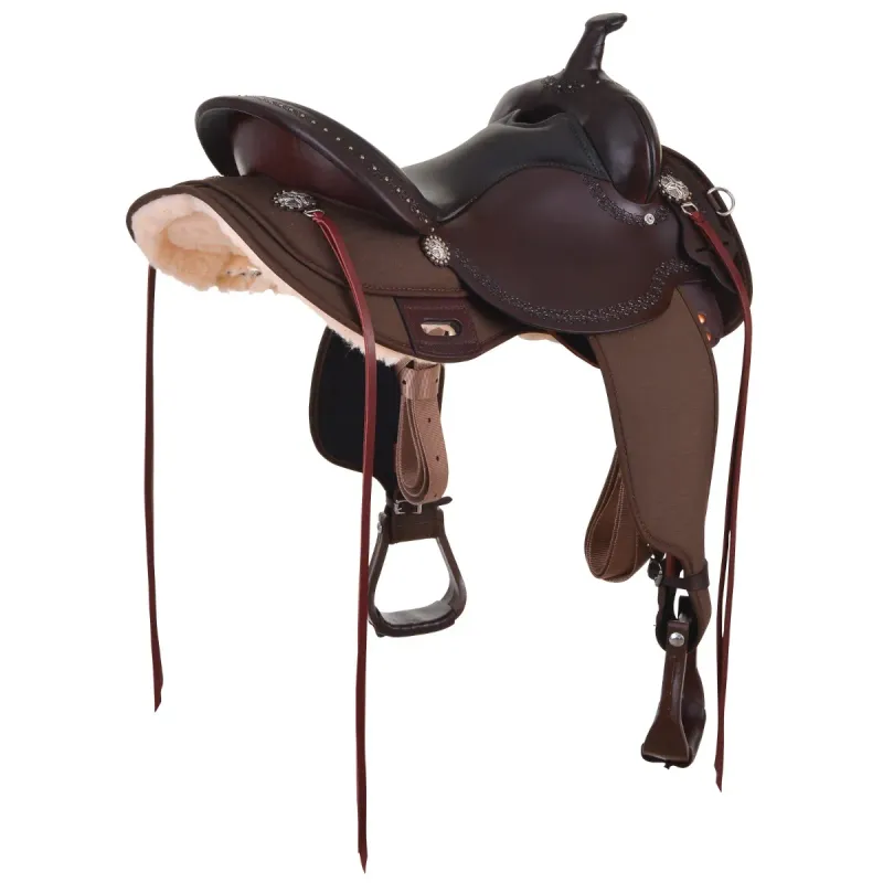 17" X-Wide Bar Circle Y Willow Springs Cordura Trail