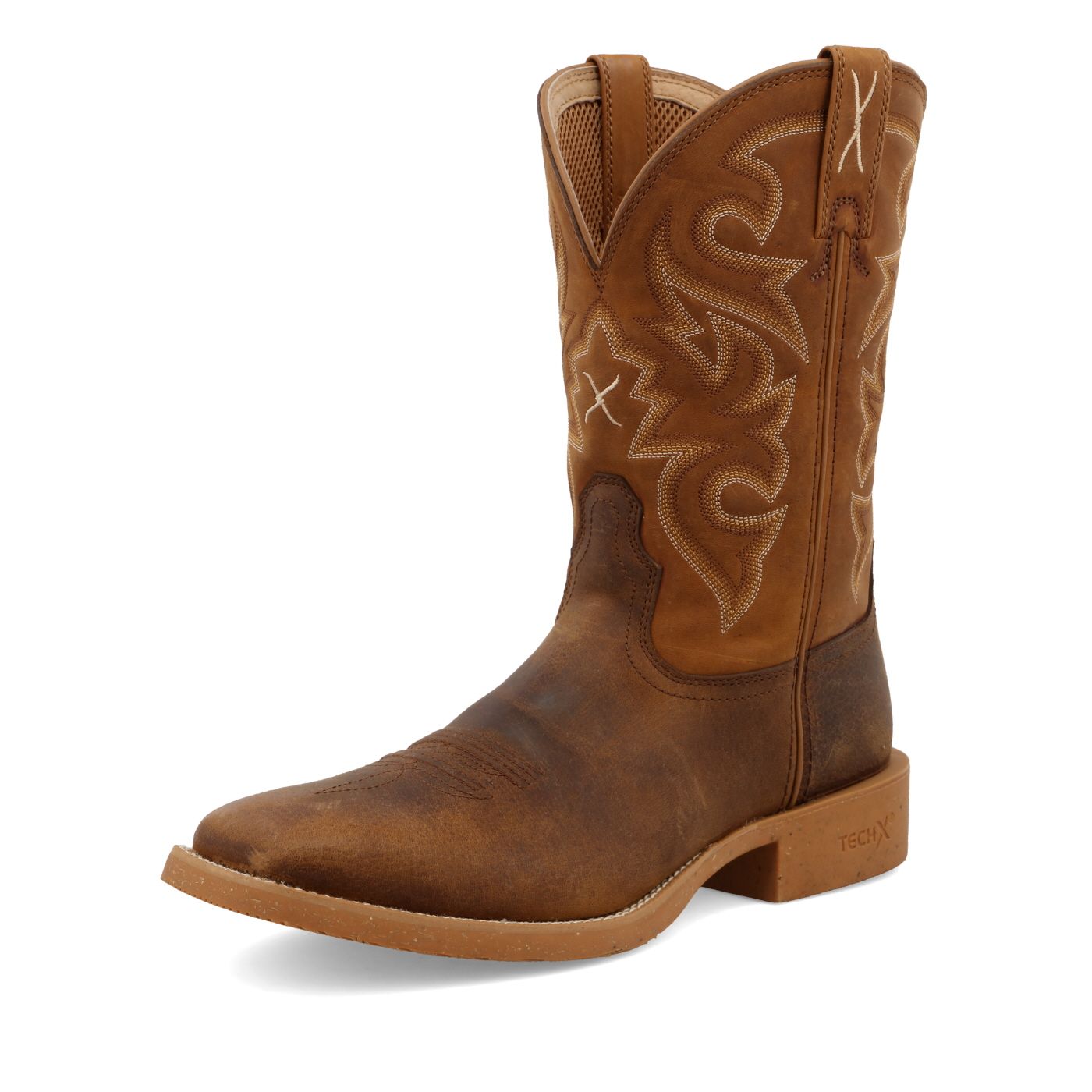Men's Twisted X Tech X Western Boots Saddle Brown