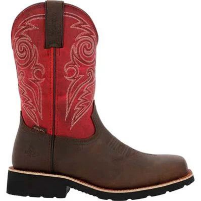Women's Rocky MonoCrepe Steel Toe Western Boots
