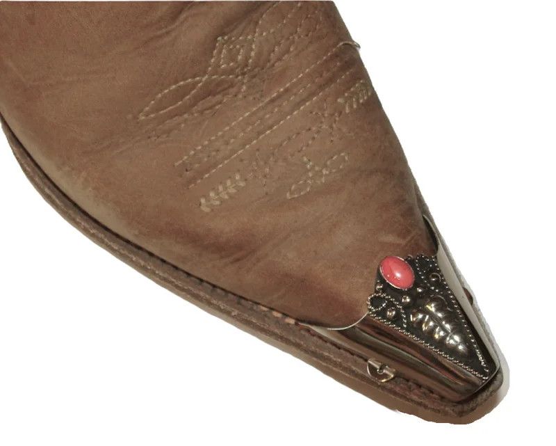 Boot Tip - Red Stone