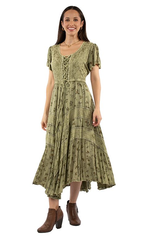 Women's Scully Cap Sleeve Dress, Olive