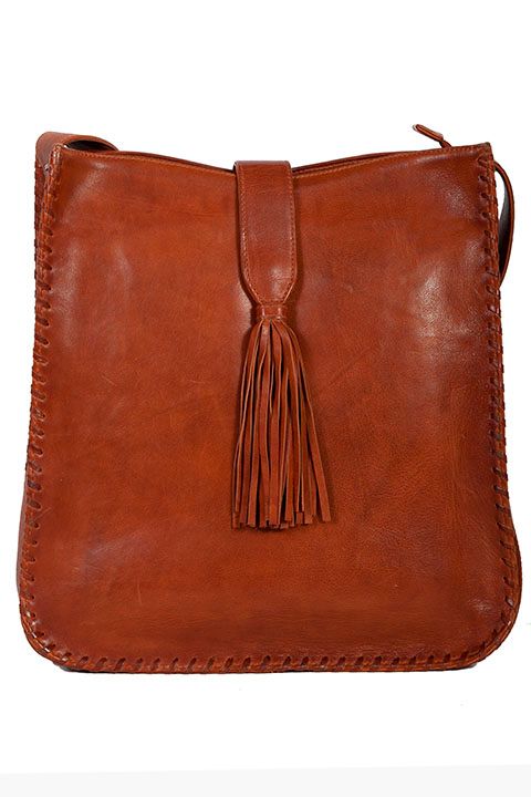 Handbag - Leather with Whip Stitch