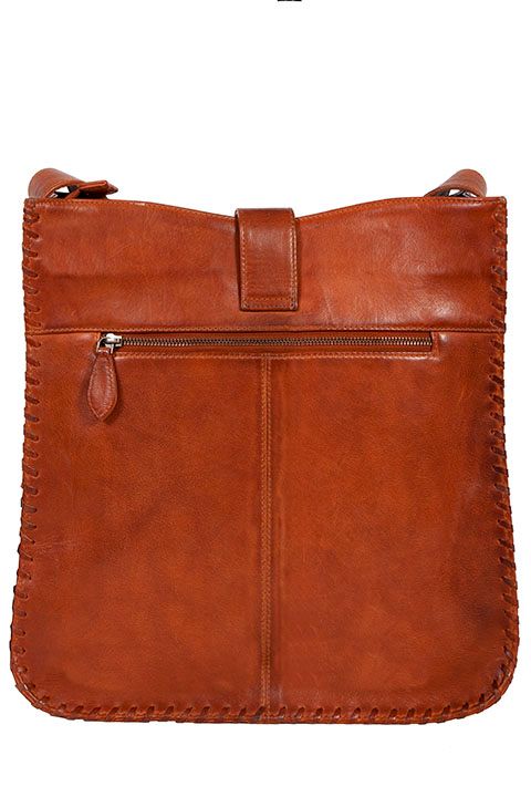 Handbag - Leather with Whip Stitch