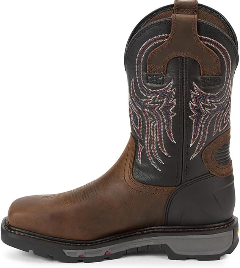 Men's Justin Tanker Black Steel Toe Workboot