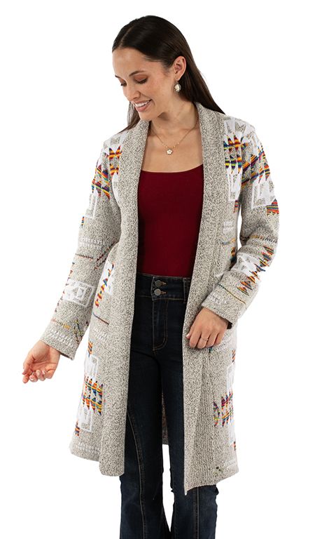 Women's Scully Aztec Open Front Cardigan