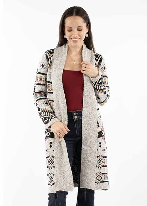 Women's Scully Southwest Open Front Cardigan Women's Scully Southwest Open Front Cardigan