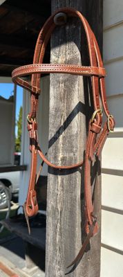 Circle L Harness Leather Working Headstall -  Horse Size