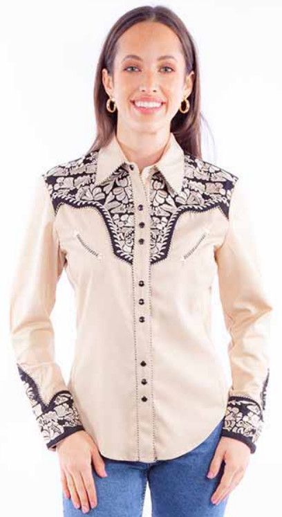 Women's Scully Embroidered Floral