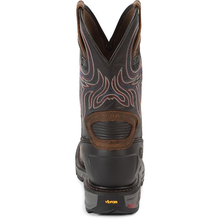Men's Justin Tanker Black Steel Toe Workboot