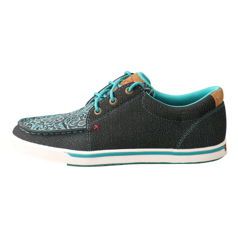Women's Twisted X Kicks - Tooled Dark Teal