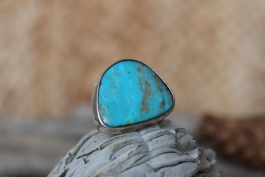 Square Turquoise Concho - .75"x.75"