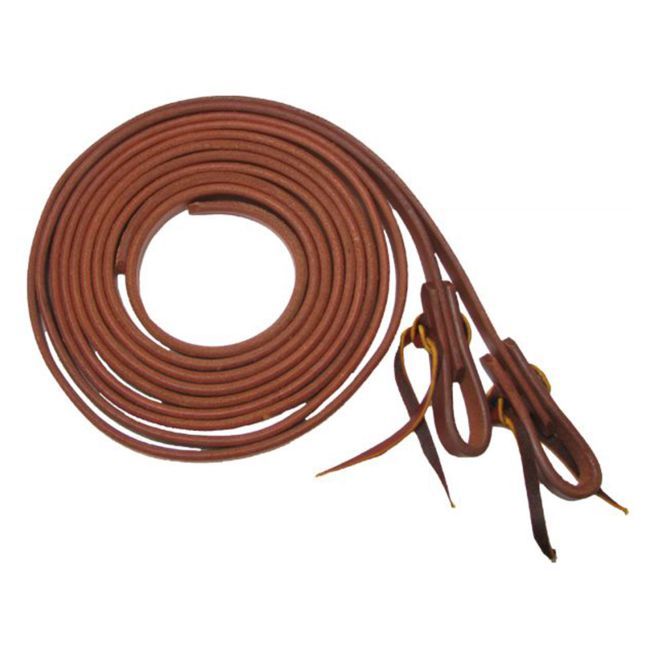 Oiled Harness Leather Split Reins - 1/2" x 8'