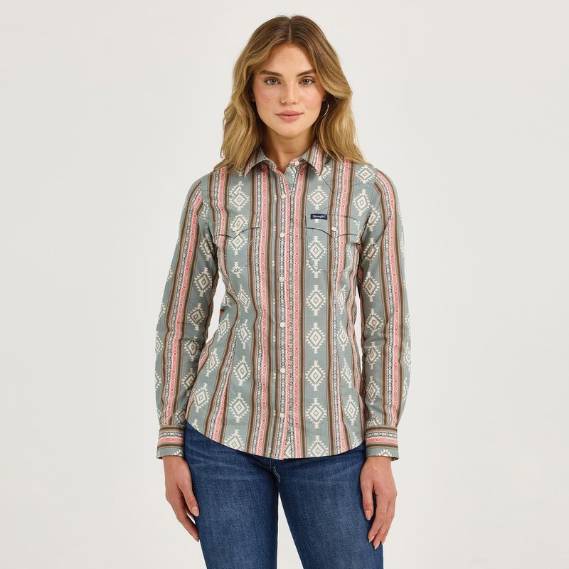 Women's Wrangler Retro® Punchy Top - Green