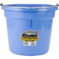 Little Giant Flatback Bucket - 20 QT, Color: Berry Blue
