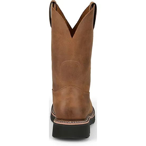 Justin Men's Homeland Ames 11 in. Waterproof Steel Toe Work Boot