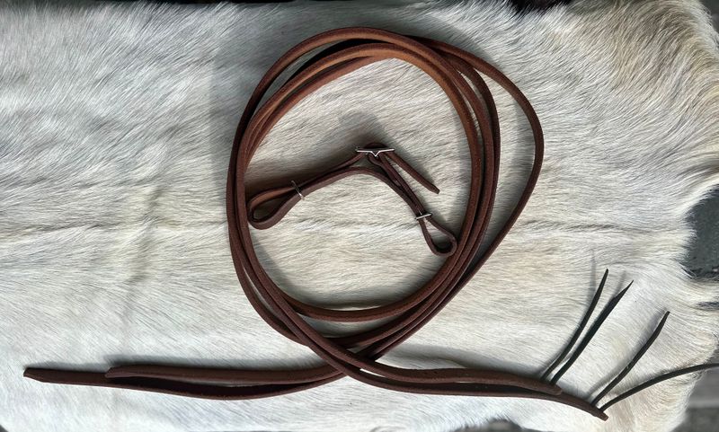 Browband Headstall - Double Stitched with Matching Reins and Curb Strap