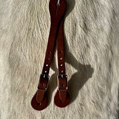 Circle L Straight Spur Straps