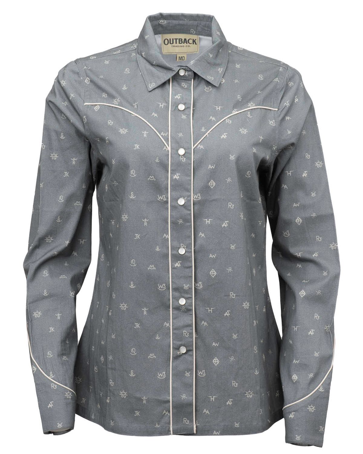 Women's Outback Sage Cattle Brand Shirt