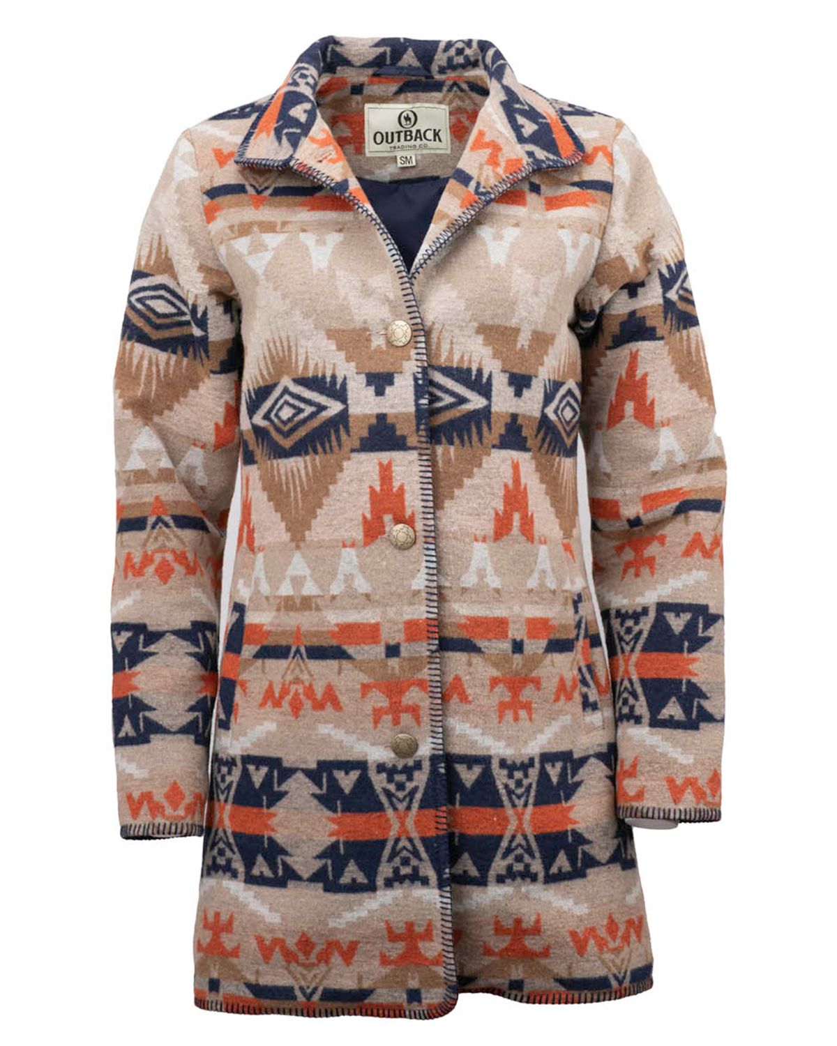 Women's Outback Navy Moree Jacket Women's Outback Navy Moree Jacket