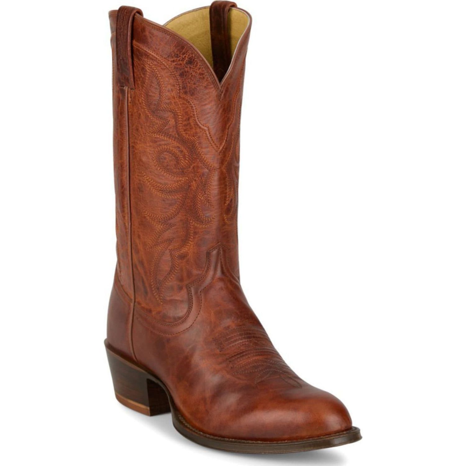Men's Tony Lama Marco Cognac Goat Cowboy Boots