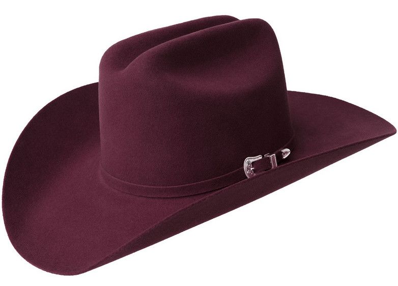 Bailey Western Lightning 4X Felt Cowboy Hat, Size: 6-7/8 - Port
