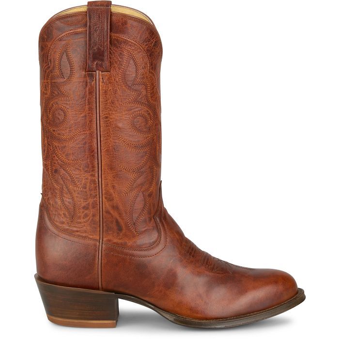 Men's Tony Lama Marco Cognac Goat Cowboy Boots