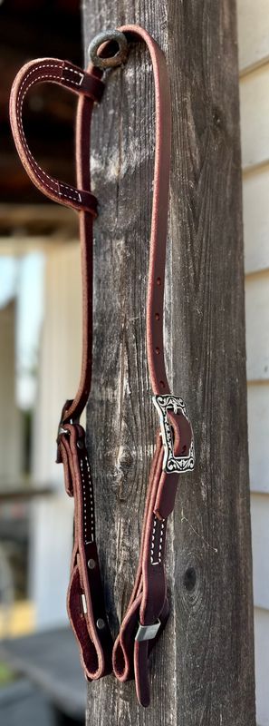 Circle L One Ear Quick Change Headstall w/Jeremiah Watt Buckles