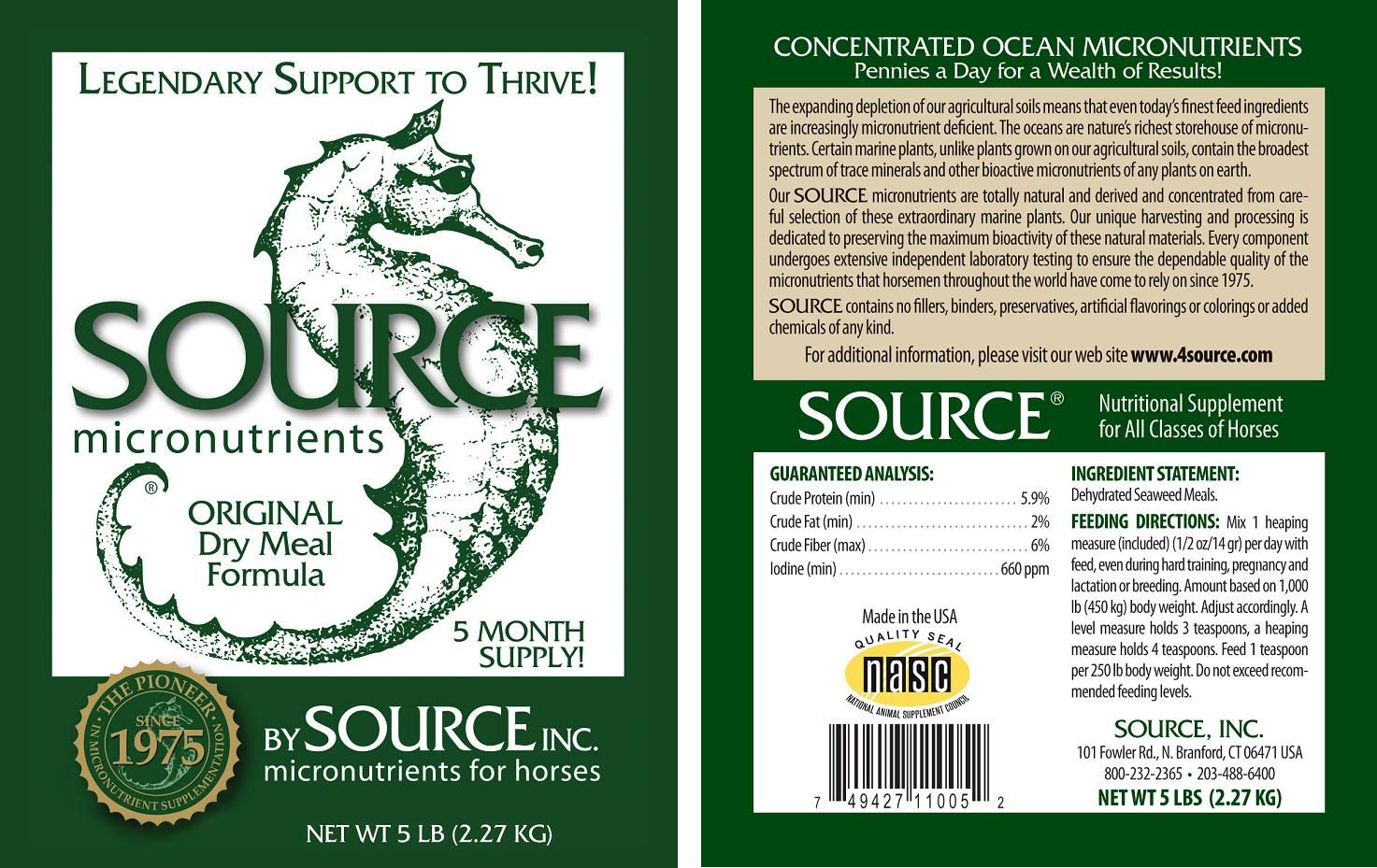 Source - Original Powder - 5lb