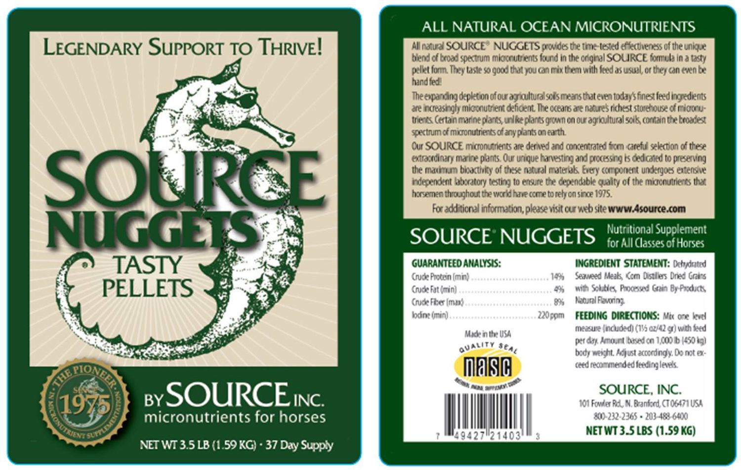 Source Nuggets - 3.5 lbs