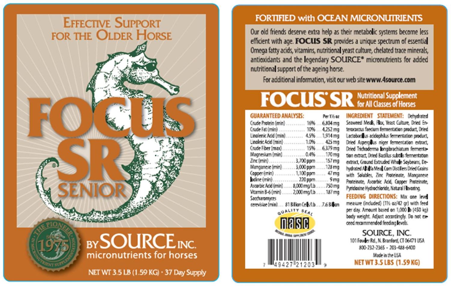 Source Focus SR Senior - 3.5lb