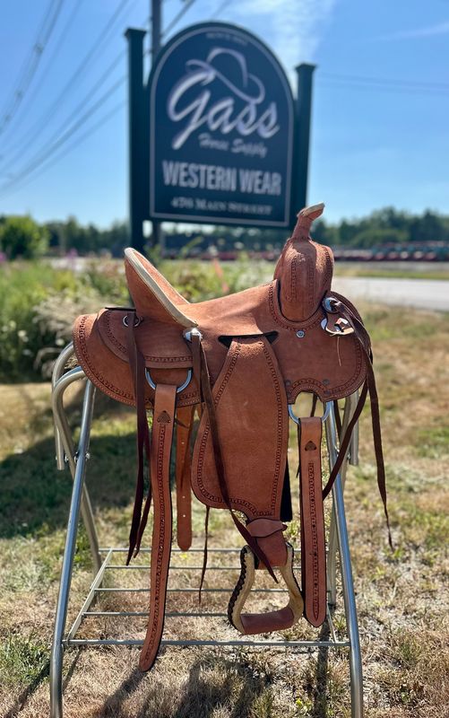 13" Pony Bar Roughout Pleasure/Trail Saddle