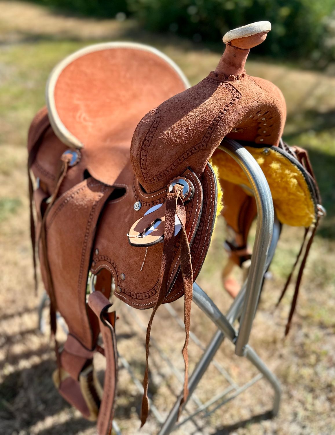 13" Pony Bar Roughout Pleasure/Trail Saddle