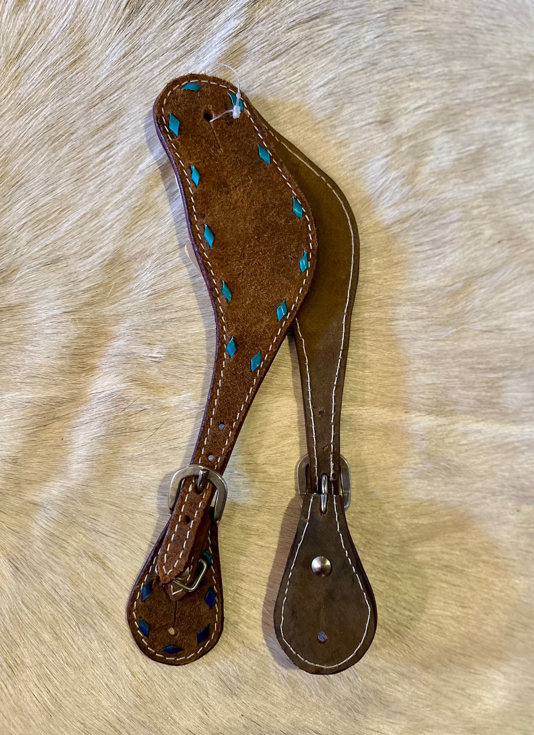 Circle L Buckstitch Spur Strap - Adult