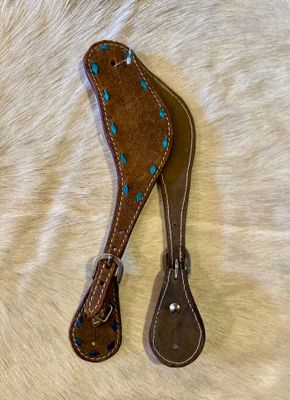 Circle L Buckstitch Spur Strap - Adult