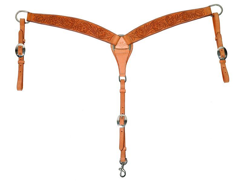 Breast Collar - Floral Roughout