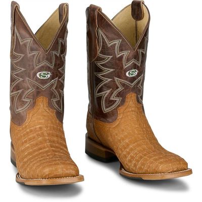 Men's Justin San Antone 11" Caiman - Vintage Tan