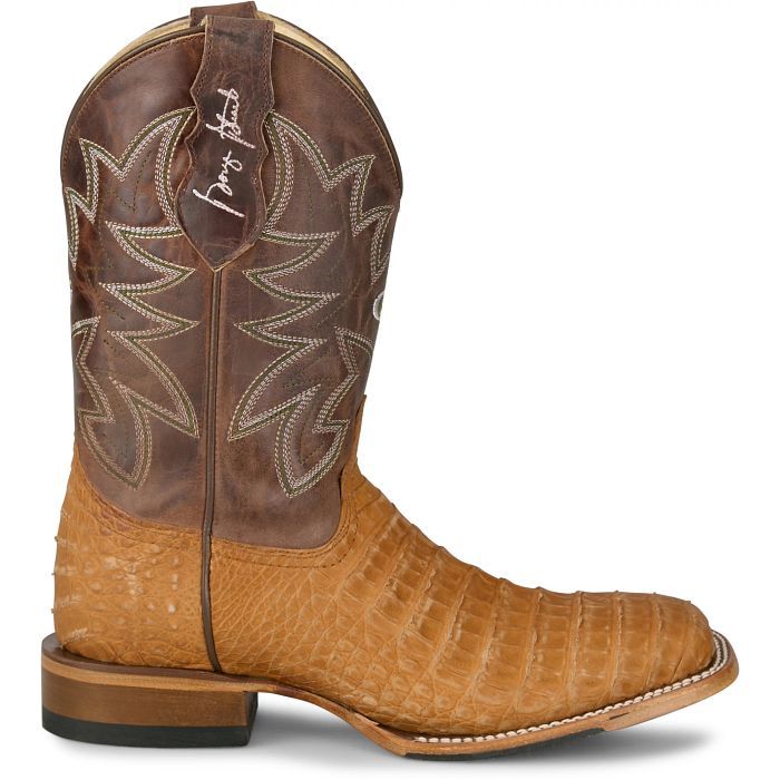Men's Justin San Antone 11" Caiman - Vintage Tan