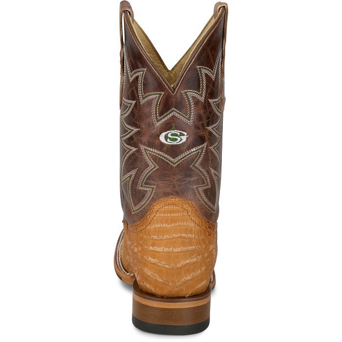 Men's Justin San Antone 11" Caiman - Vintage Tan